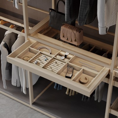 铝木开放式衣帽间' />