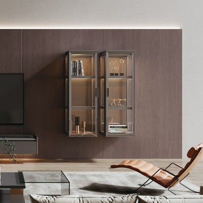 铝框玻璃柜系列-吊柜