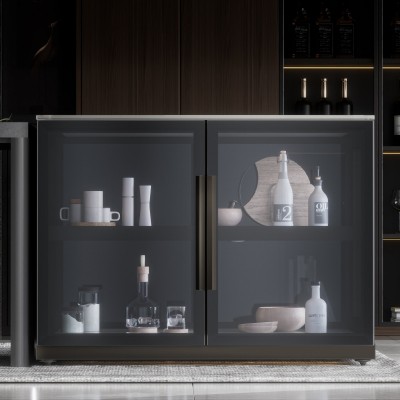 铝框玻璃柜系列-餐边柜' />